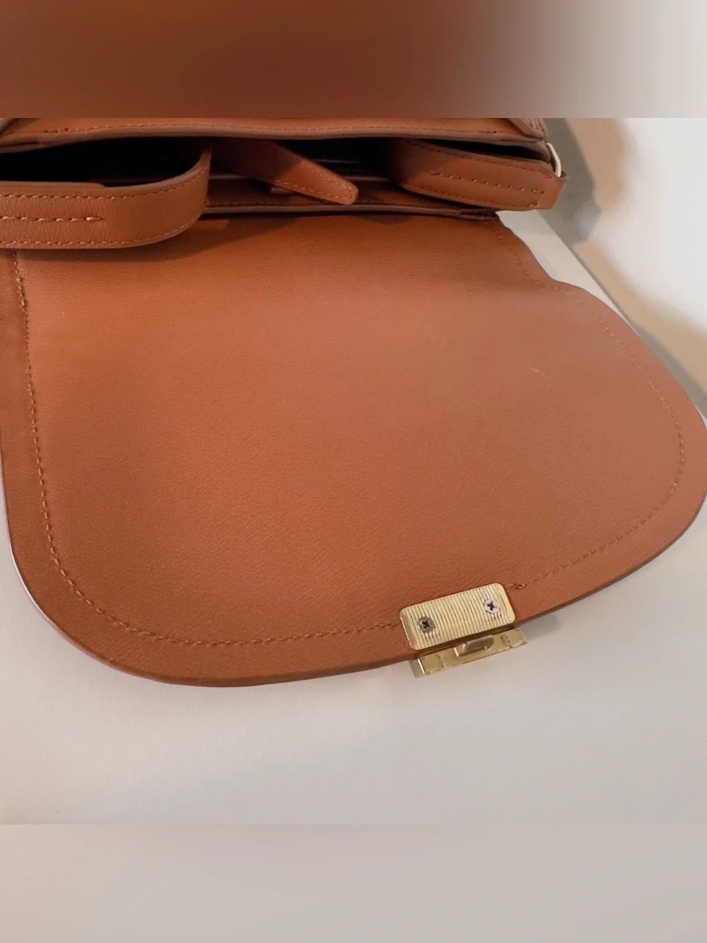 EUC 3.1 Phillip Lim Pashli Saddle Bag in tan leather